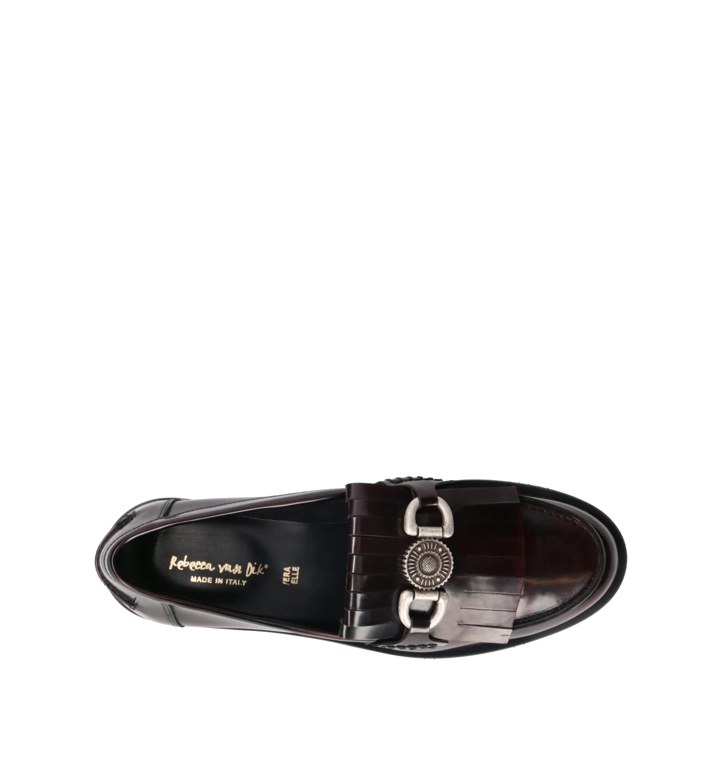 REBECCA VAN DIK Mocassino donna bordeaux - Image 5