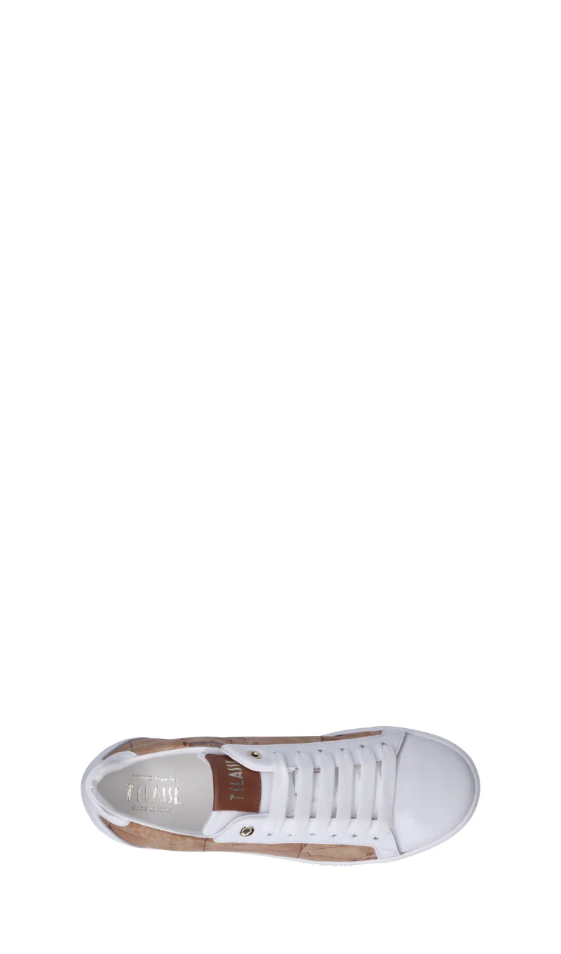 ALVIERO MARTINI Sneaker donna bianca/cuoio in pelle - Image 5