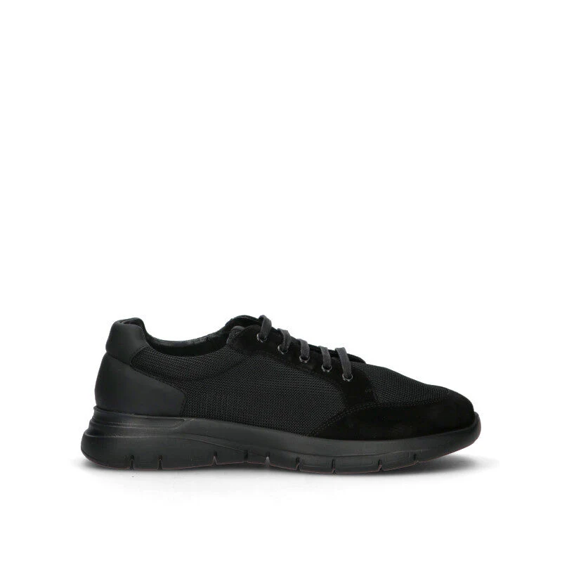 FRAU Sneaker uomo nera in suede