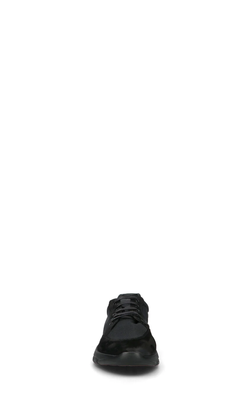 FRAU Sneaker uomo nera in suede - Image 3