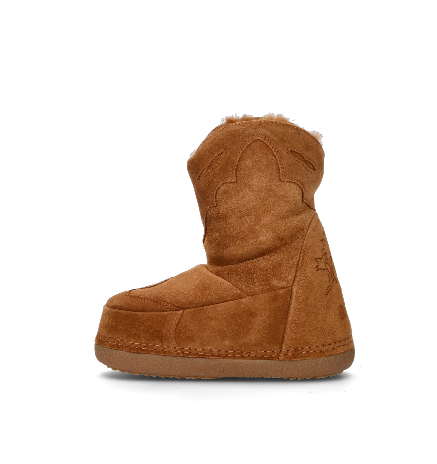 INUIKII Doposci donna marrone in suede - Image 4