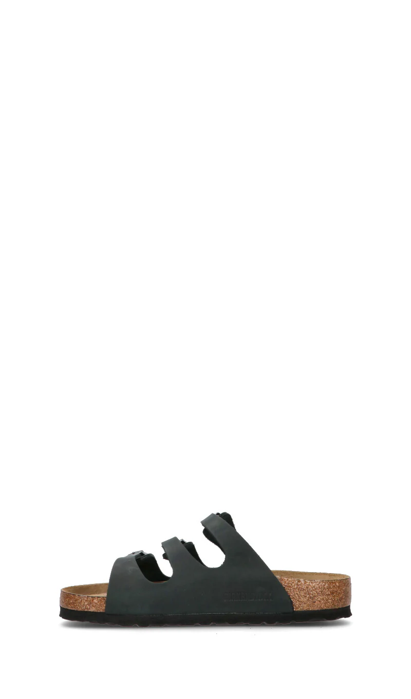 BIRKENSTOCK FLORIDA BS Ciabatta donna nera in pelle - Image 4