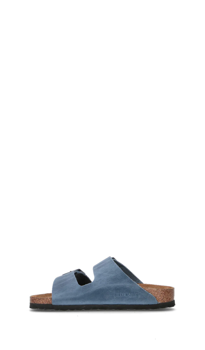 BIRKENSTOCK Ciabatta donna azzurra in suede - Image 4
