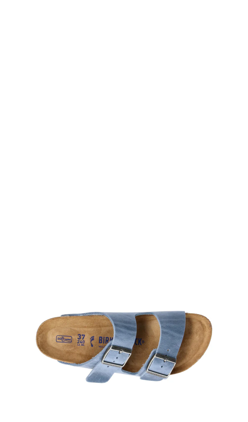 BIRKENSTOCK Ciabatta donna azzurra in suede - Image 5