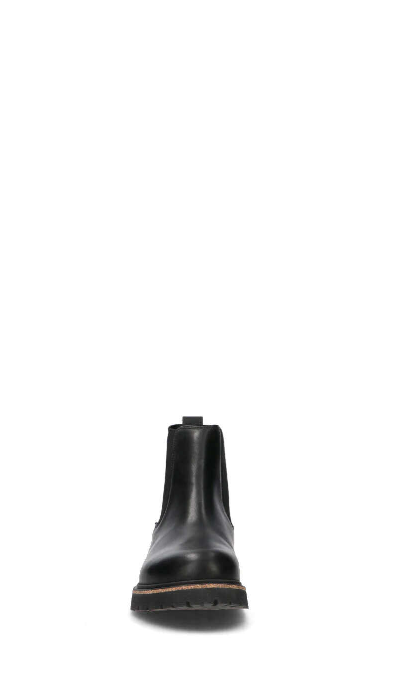 BIRKENSTOCK - HIGHWOOD SLIP ON Beatles uomo nero in pelle - Image 3