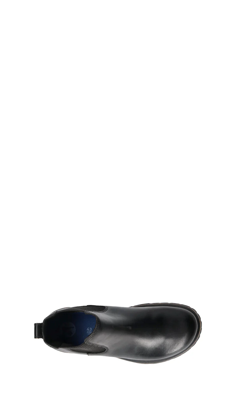 BIRKENSTOCK - HIGHWOOD SLIP ON Beatles uomo nero in pelle - Image 5