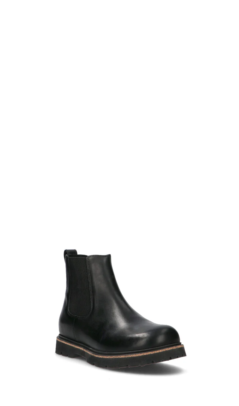 BIRKENSTOCK - HIGHWOOD SLIP ON Beatles uomo nero in pelle - Image 7