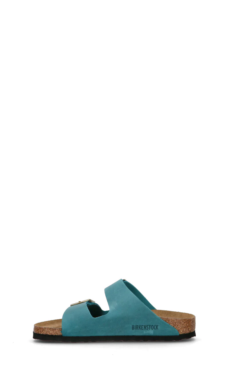 BIRKENSTOCK ARIZONA BS Ciabatta donna blu in pelle - Image 4