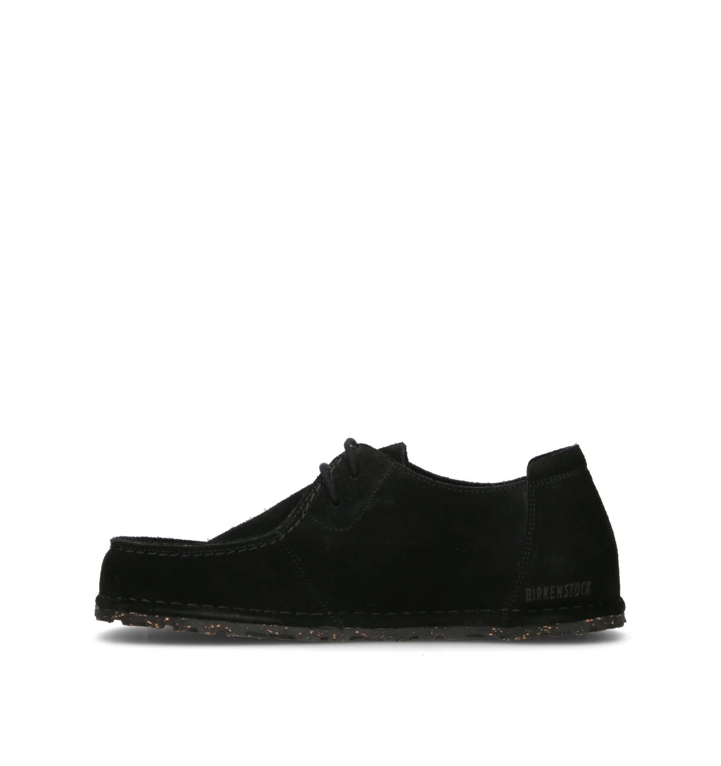 BIRKENSTOCK UTTI LACE Mocassino uomo nero in suede - Image 4