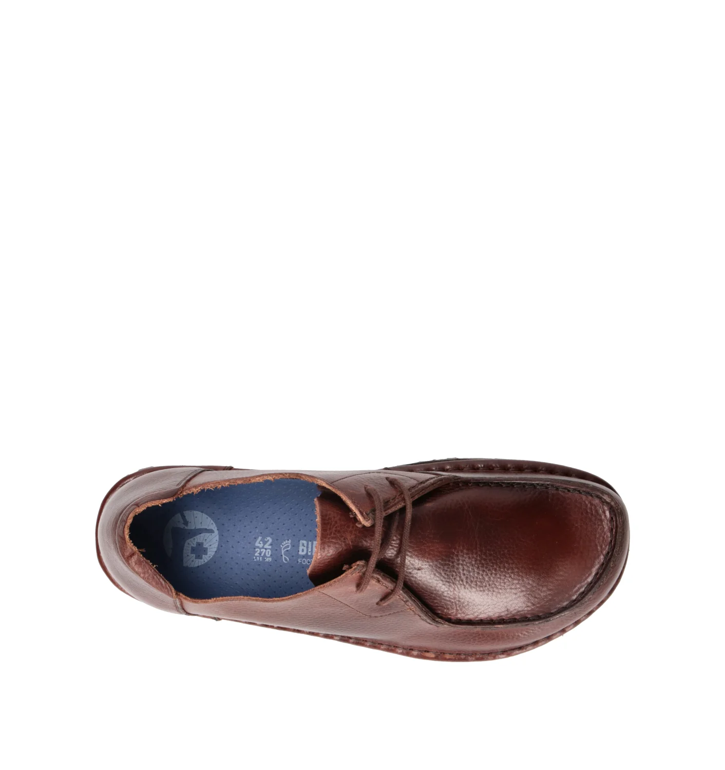 BIRKENSTOCK UTTI LACE Mocassino uomo marrone in pelle - Image 5