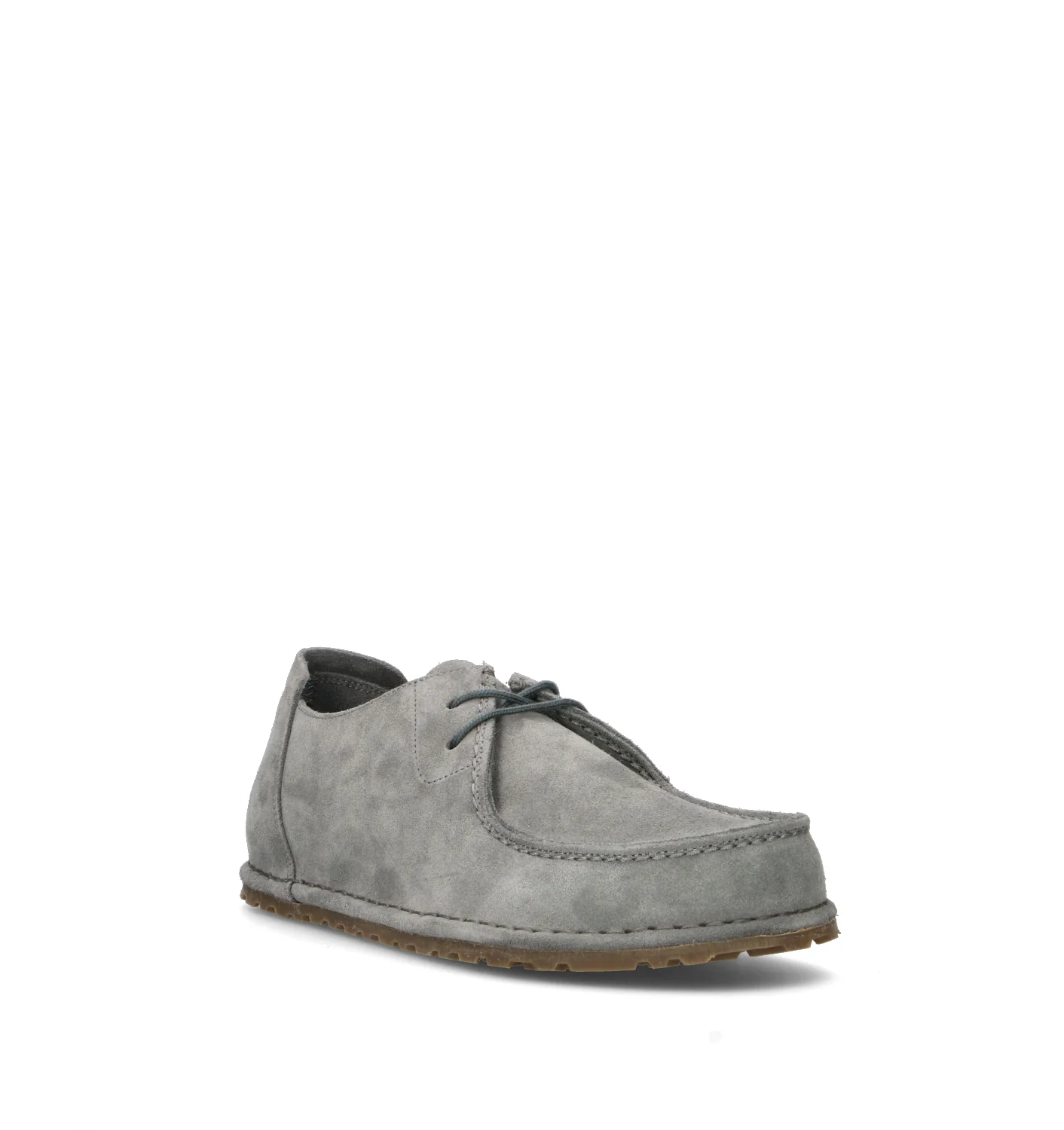 BIRKENSTOCK UTTI LACE Mocassino uomo grigia in suede - Image 2
