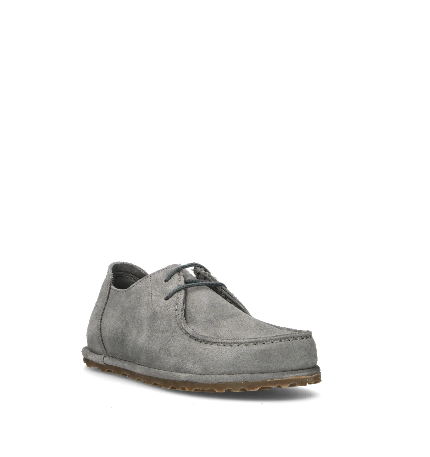 BIRKENSTOCK UTTI LACE Mocassino donna grigia in suede - Image 2