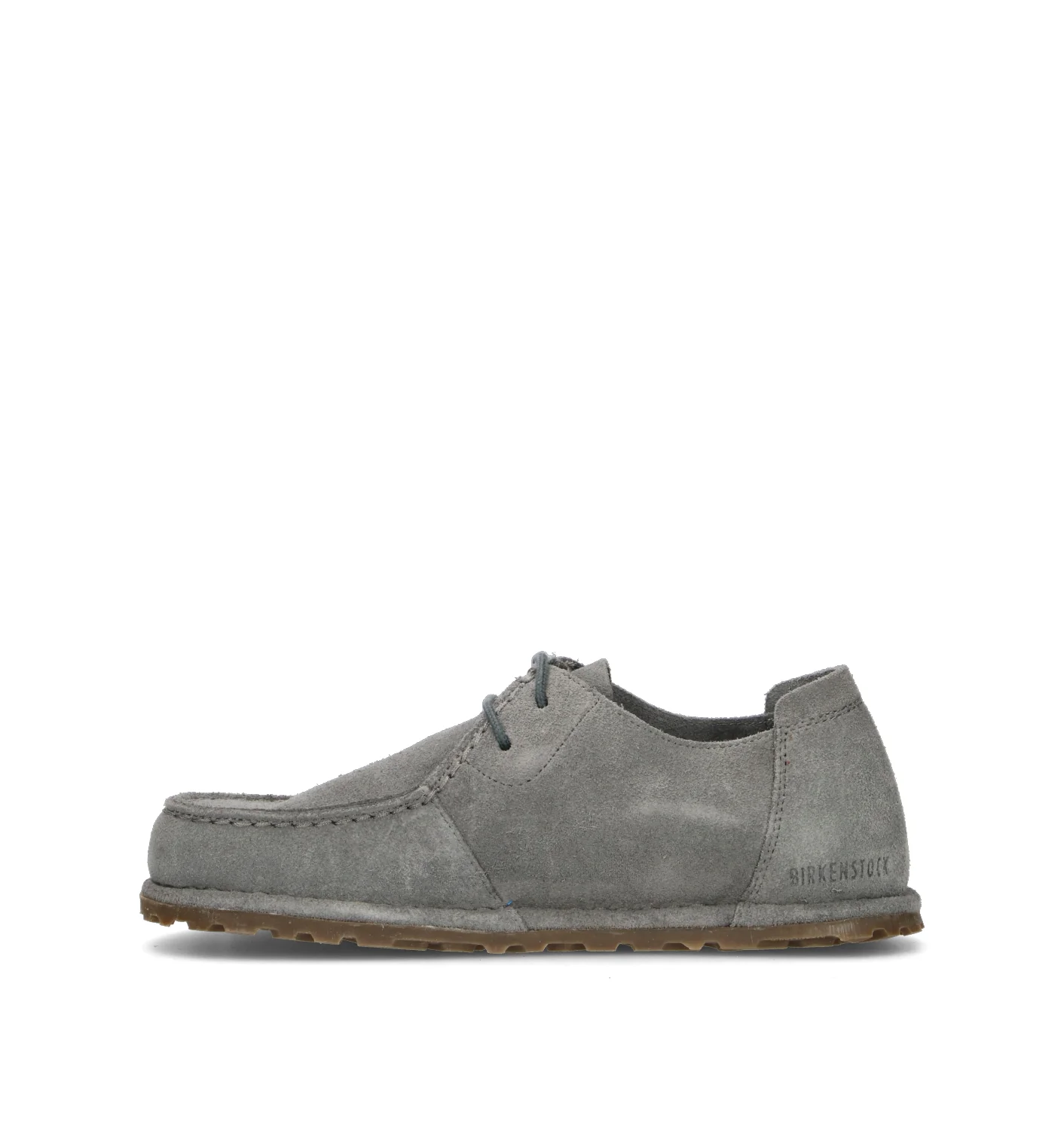 BIRKENSTOCK UTTI LACE Mocassino donna grigia in suede - Image 4