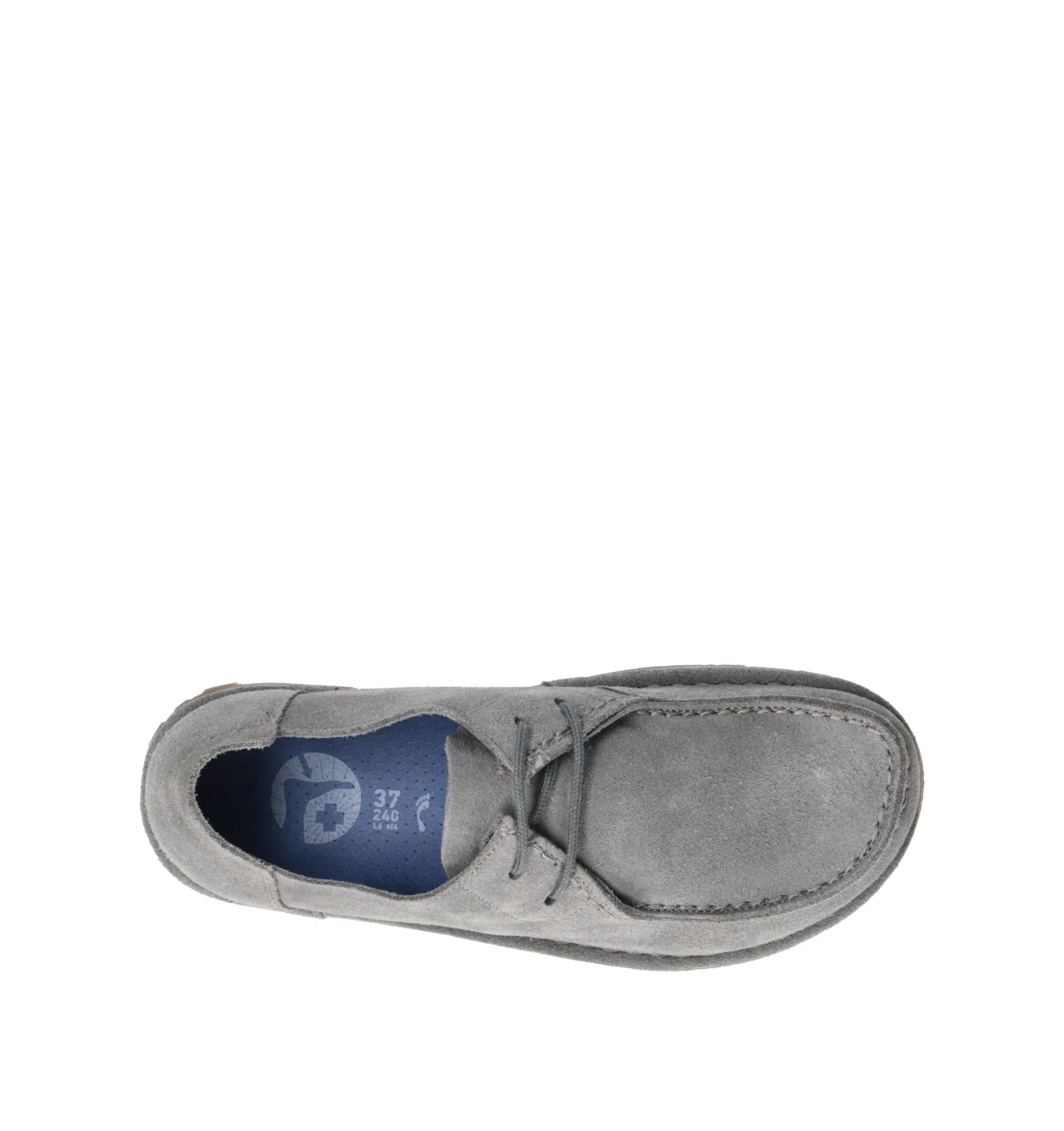 BIRKENSTOCK UTTI LACE Mocassino donna grigia in suede - Image 5