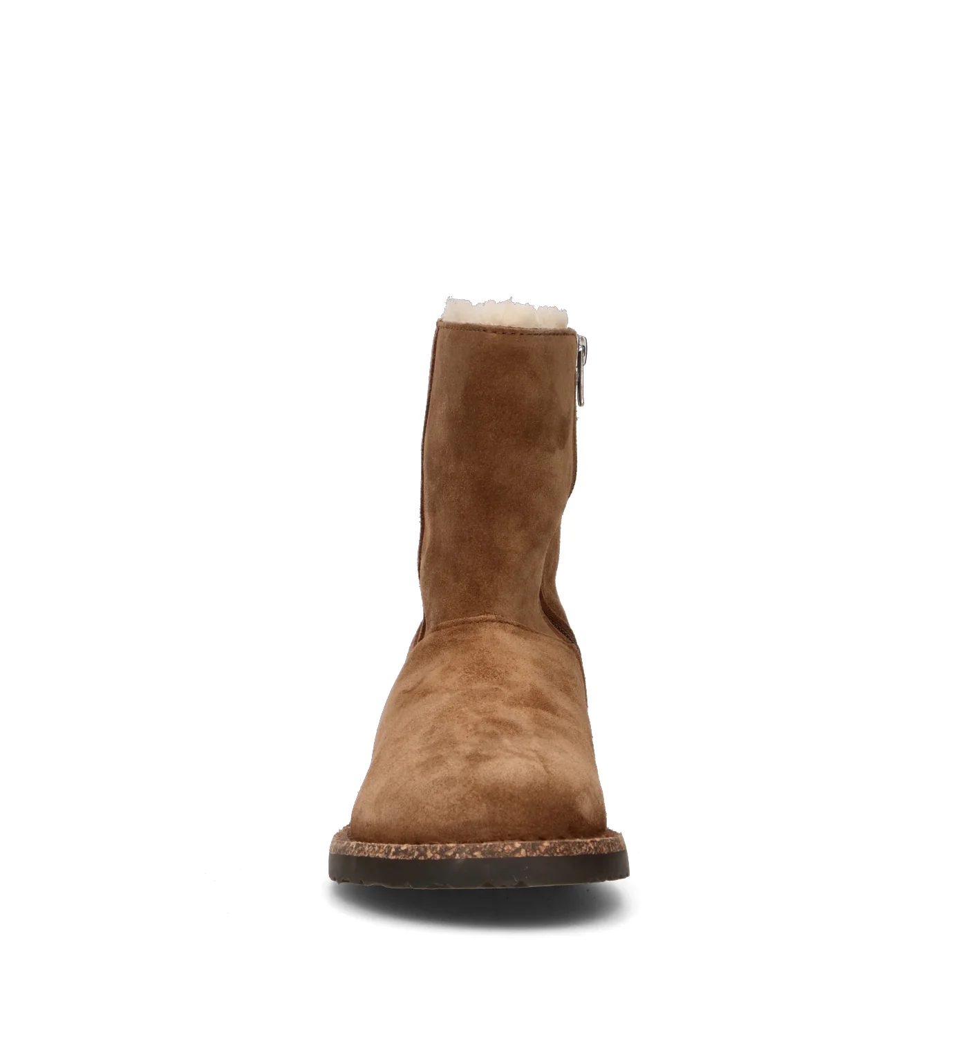 BIRKENSTOCK UPPSALA ZIP SHEARLING Trinchetto donna marrone in suede - Image 3