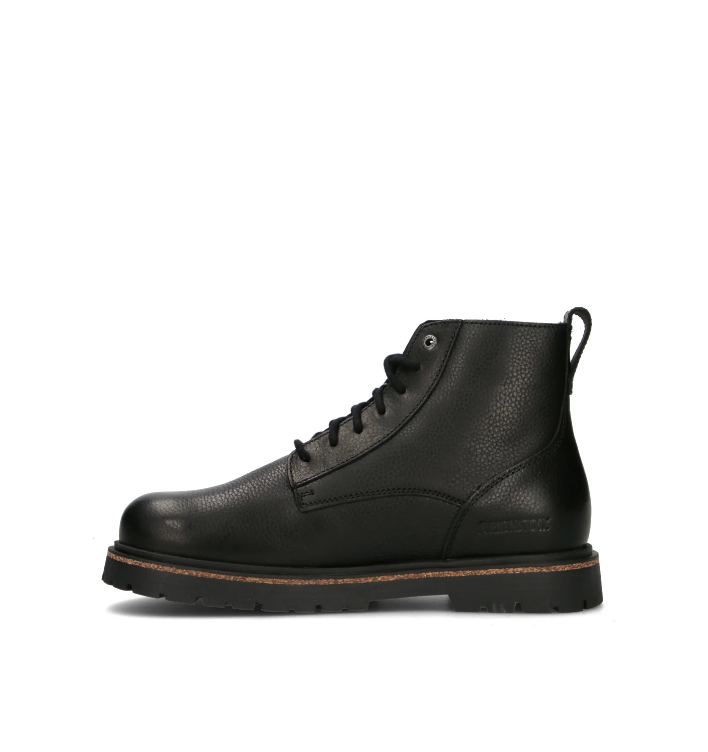 BIRKENSTOCK HIGHWOOD LACE MID Polacco uomo nero in pelle - Image 4