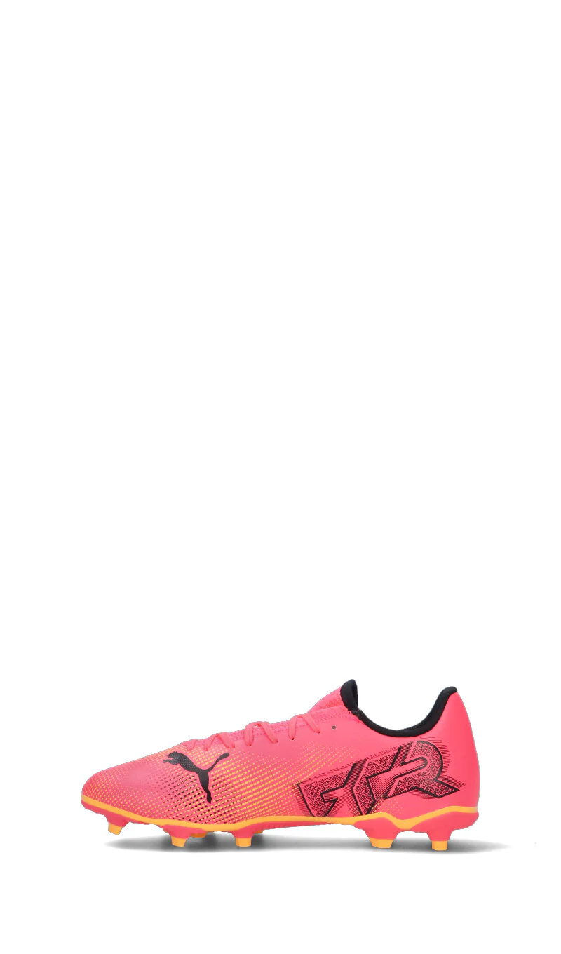 PUMA FUTURE 7 PLAY FG/AG Scarpa uomo rosa/gialla - Image 4