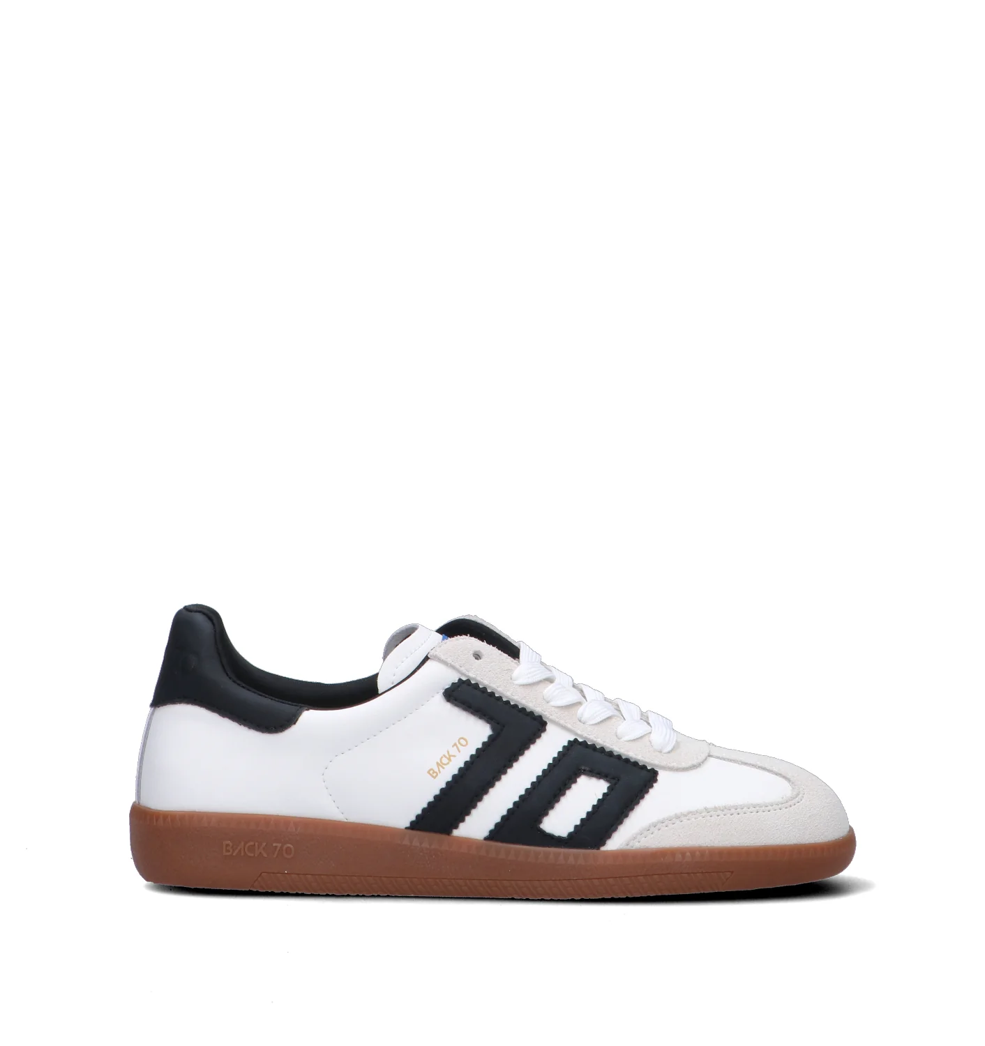 BACK 70 Sneaker donna bianca in pelle
