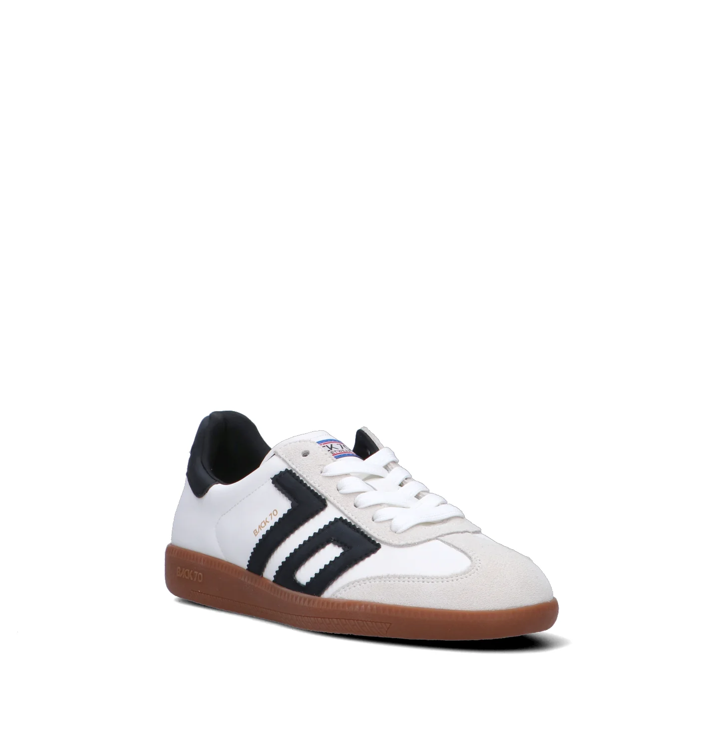 BACK 70 Sneaker donna bianca in pelle - Image 2