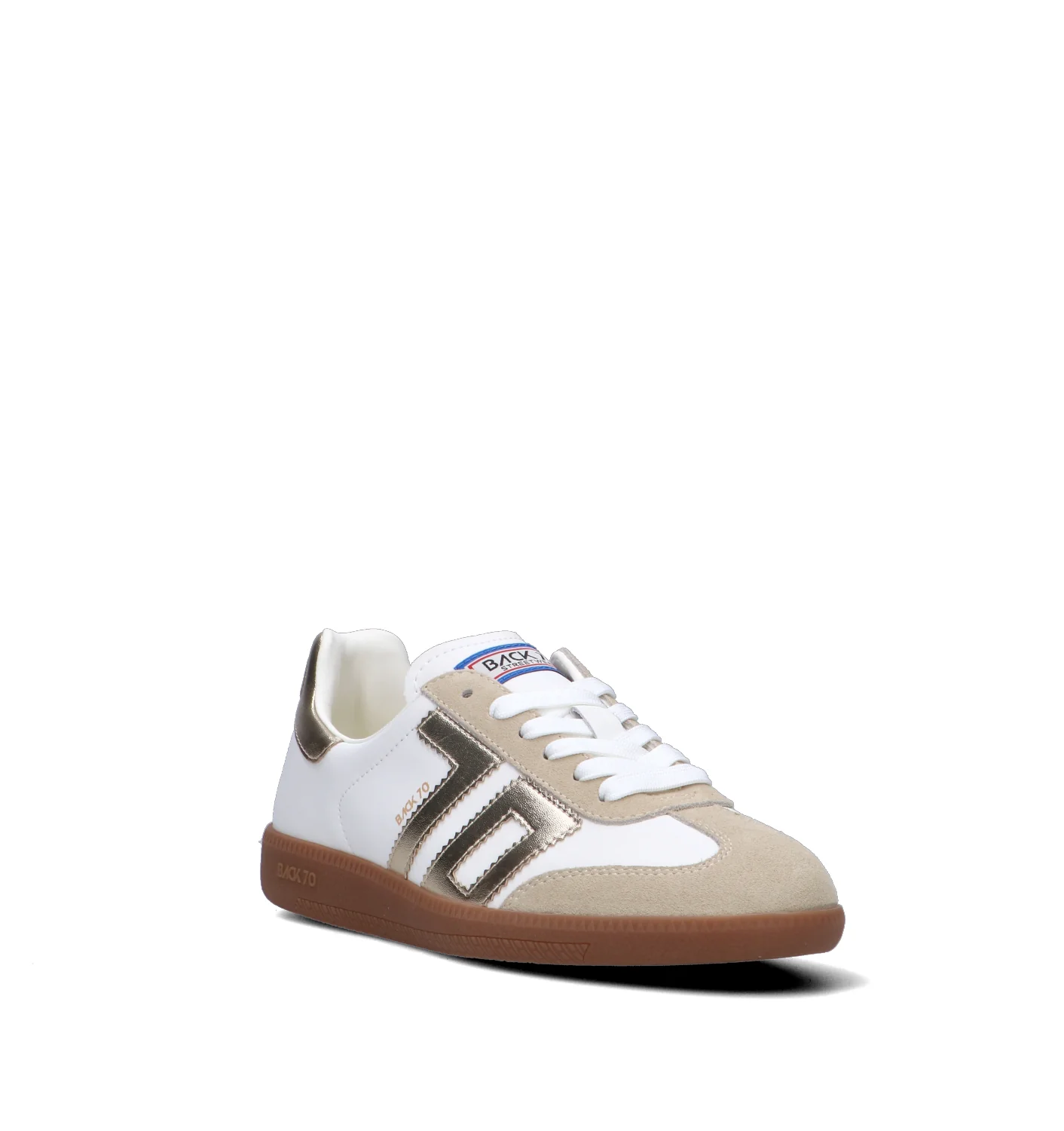 BACK 70 Sneaker donna bianca in pelle - Image 2
