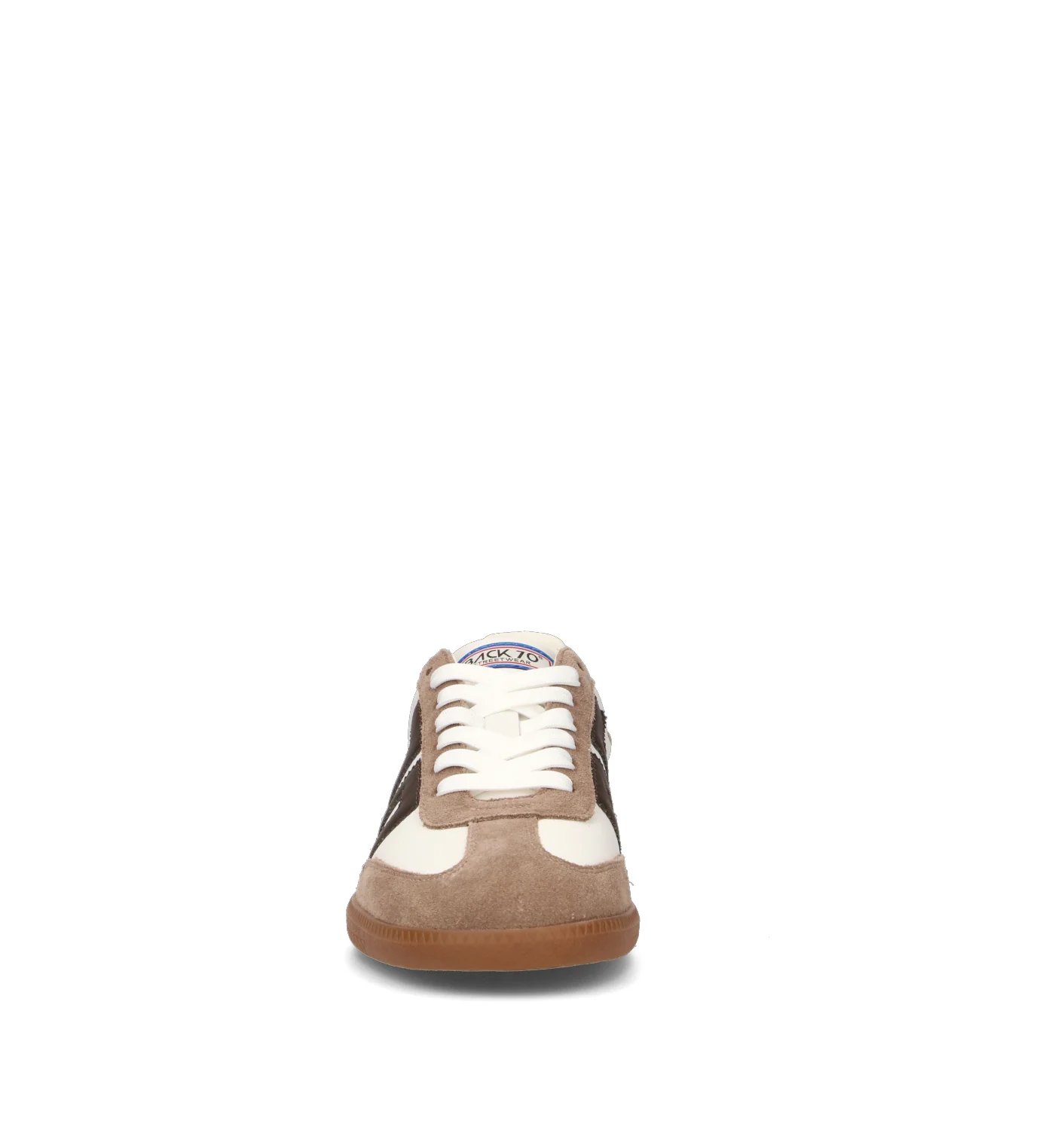 BACK 70 Sneaker uomo bianca/marrone in pelle - Image 3