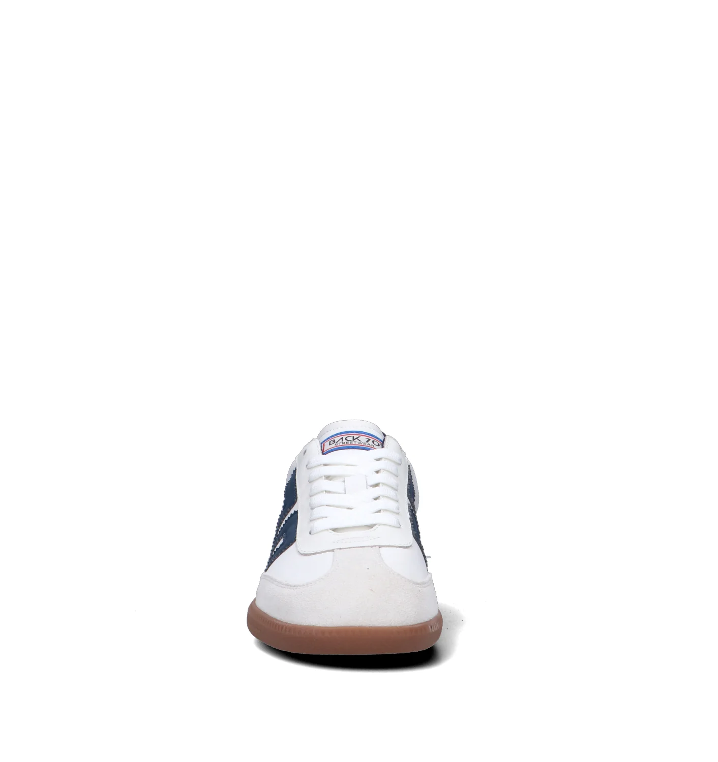 BACK 70 Sneaker uomo bianca/blu in pelle - Image 3