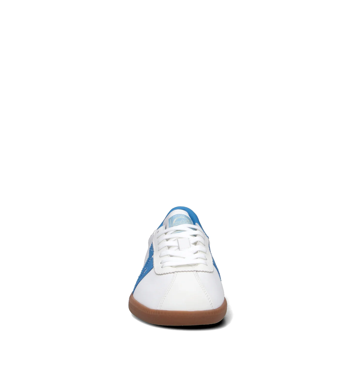 BACK70 Sneaker uomo bianca/blu in pelle - Image 3
