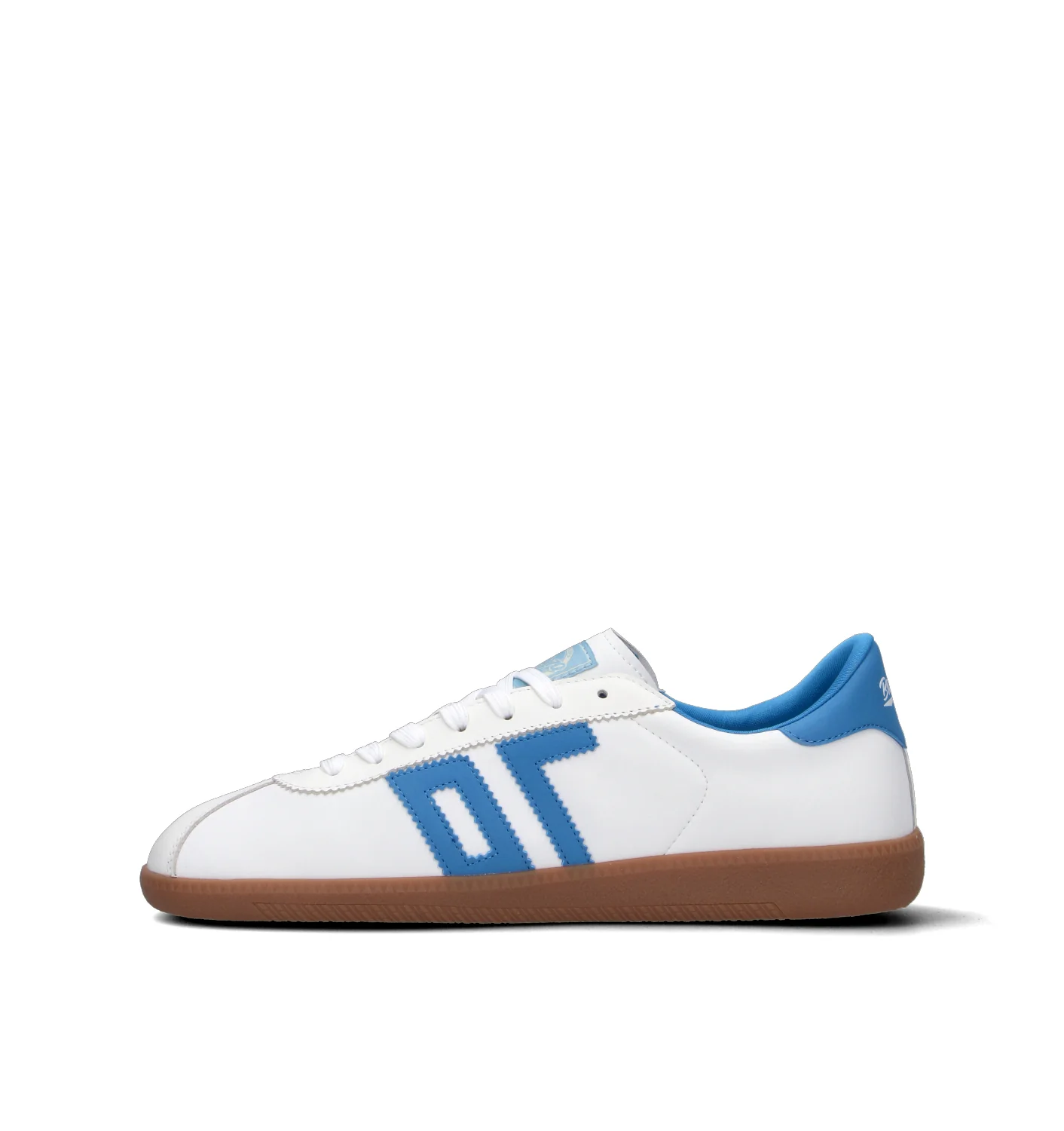 BACK70 Sneaker uomo bianca/blu in pelle - Image 4