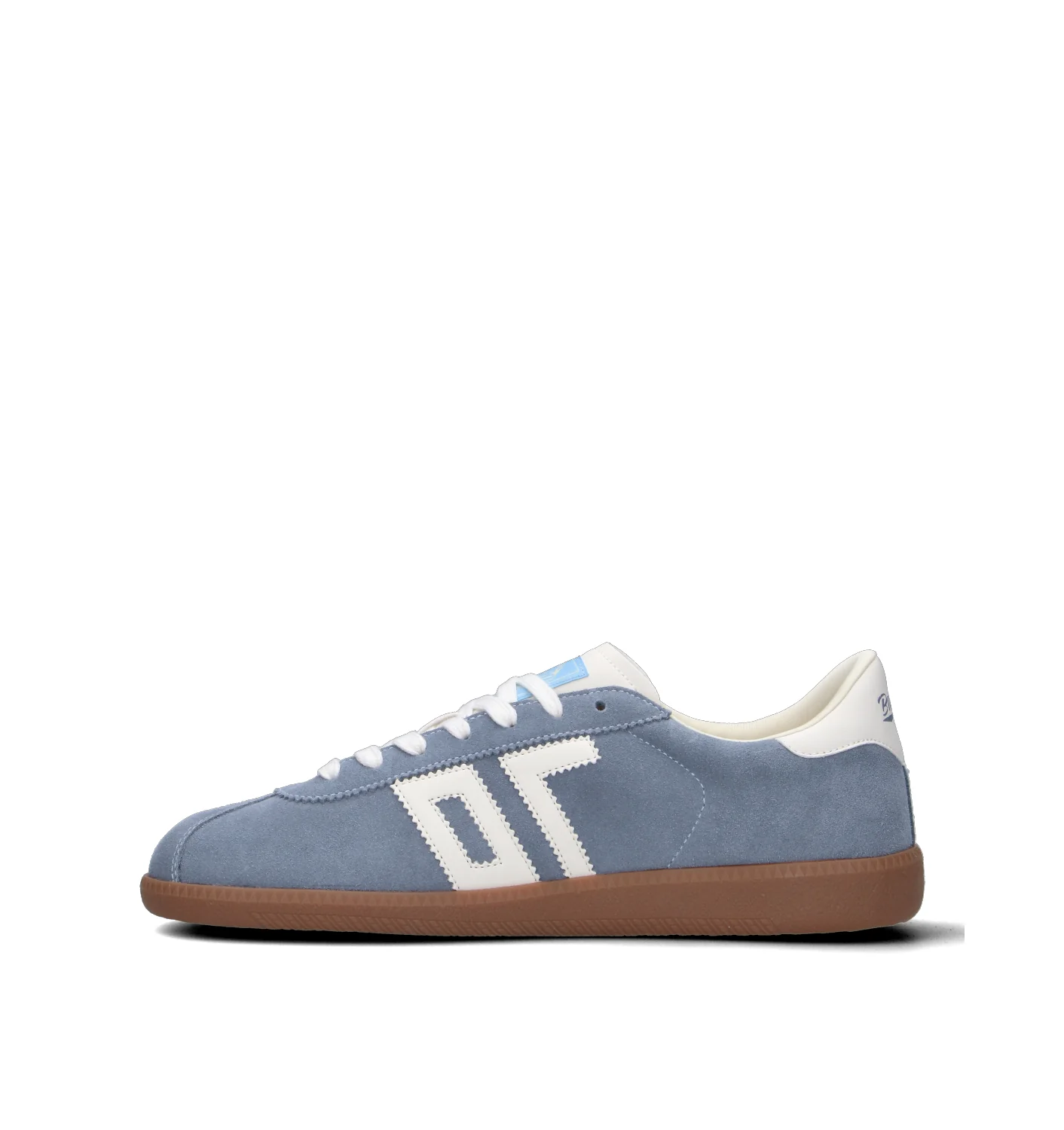 BACK70 Sneaker uomo azzurra in suede - Image 4