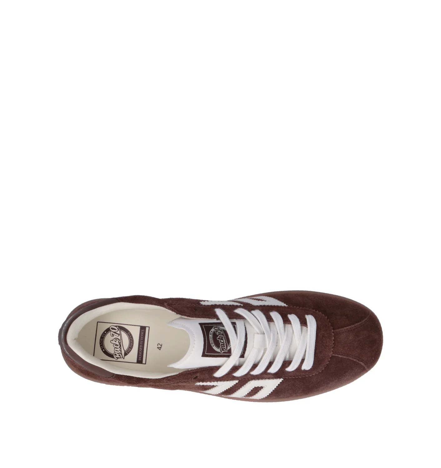 BACK70 Sneaker uomo cuoio in suede - Image 5