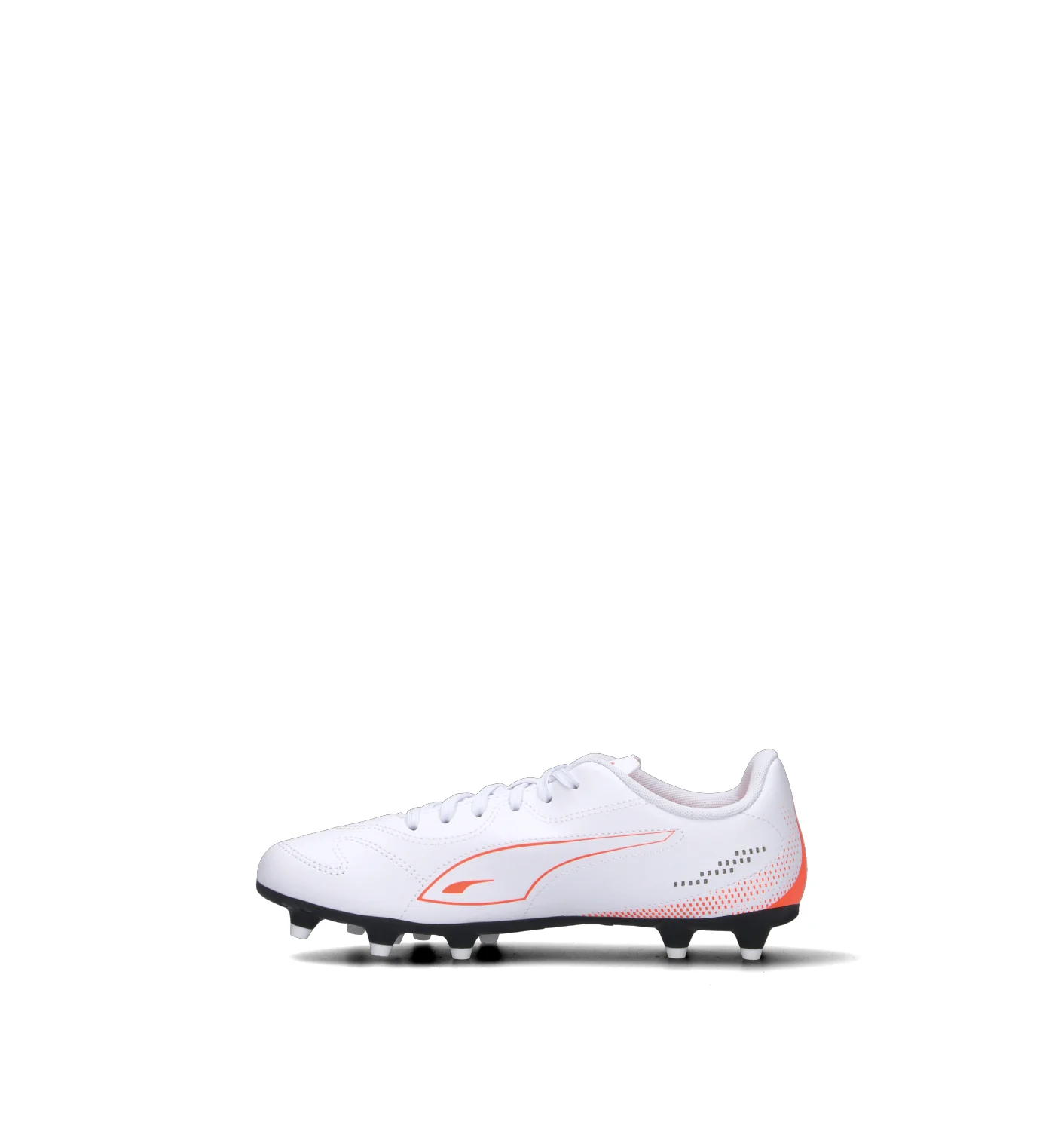 PUMA VITORIA II FG7AG Jr Scarpa calcio bimbo bianca/arancione - Image 4