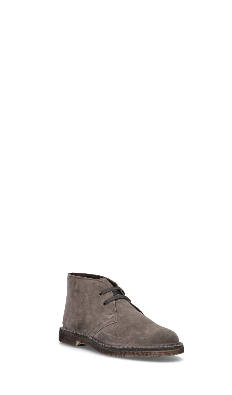 MEZZETINTE Polacchino uomo grigio in suede - Image 2