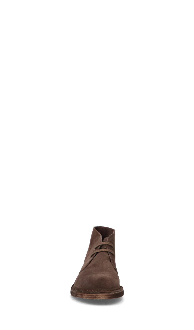 MEZZETINTE Polacchino uomo marrone in suede - Image 3