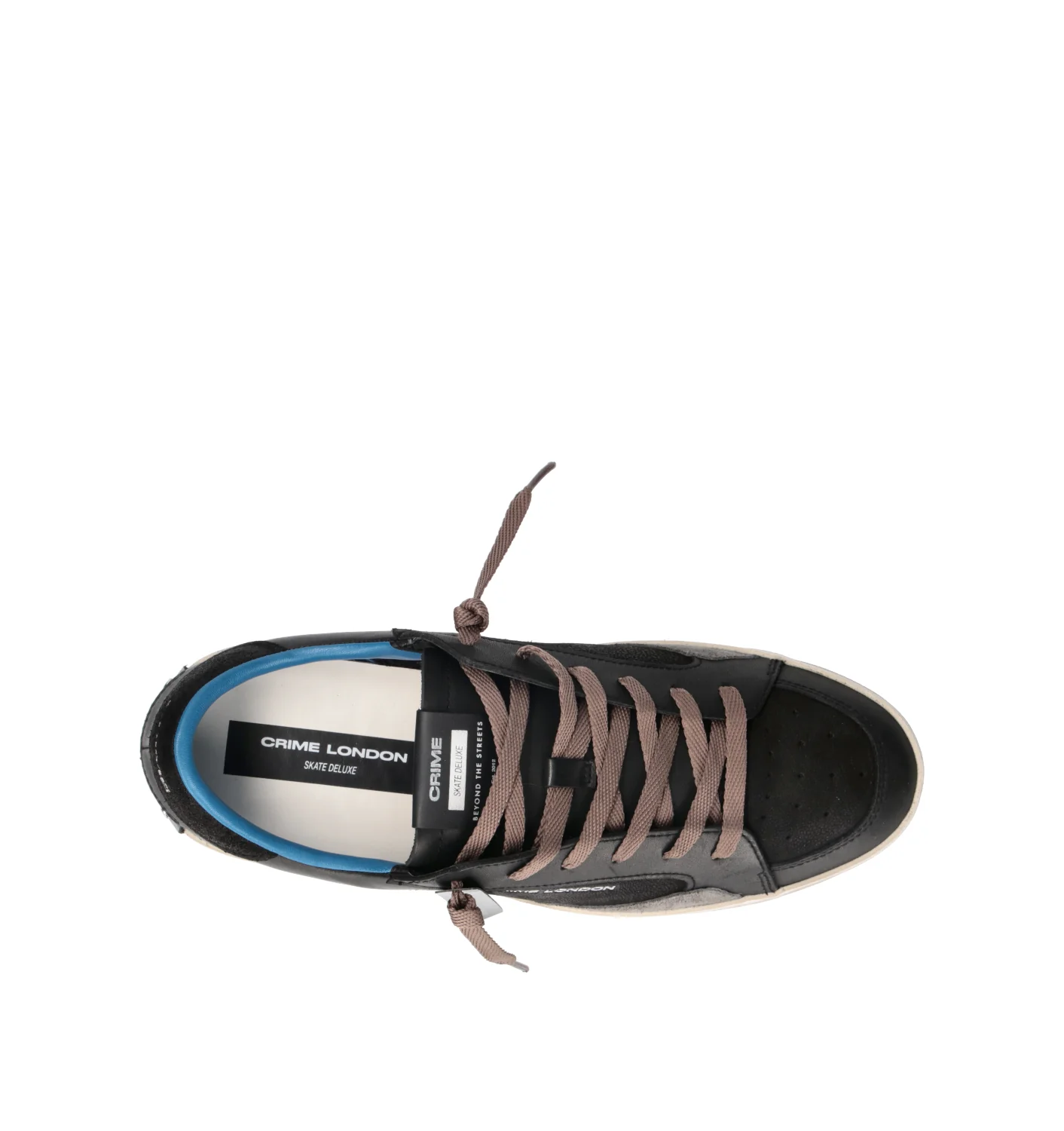 CRIME Sneaker uomo nera in pelle - Image 5