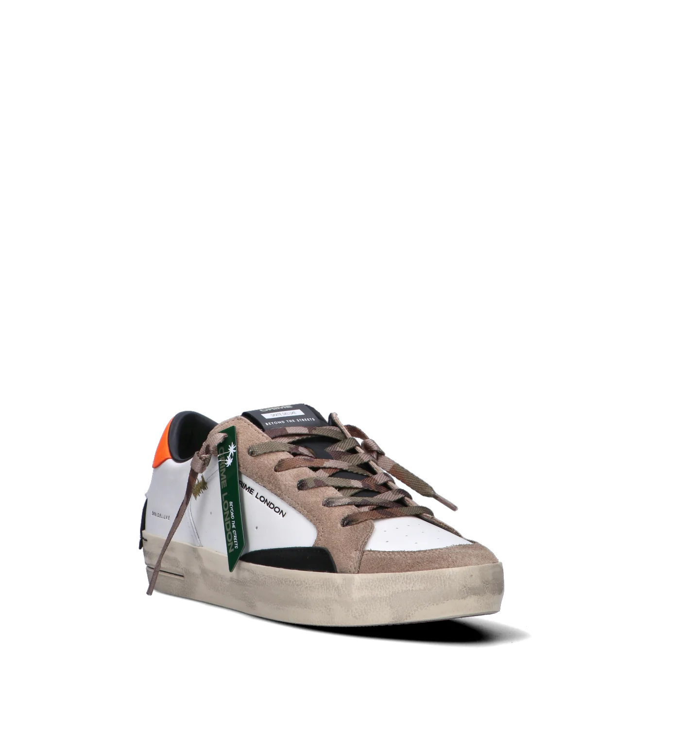 CRIME Sneaker uomo bianca in pelle - Image 2