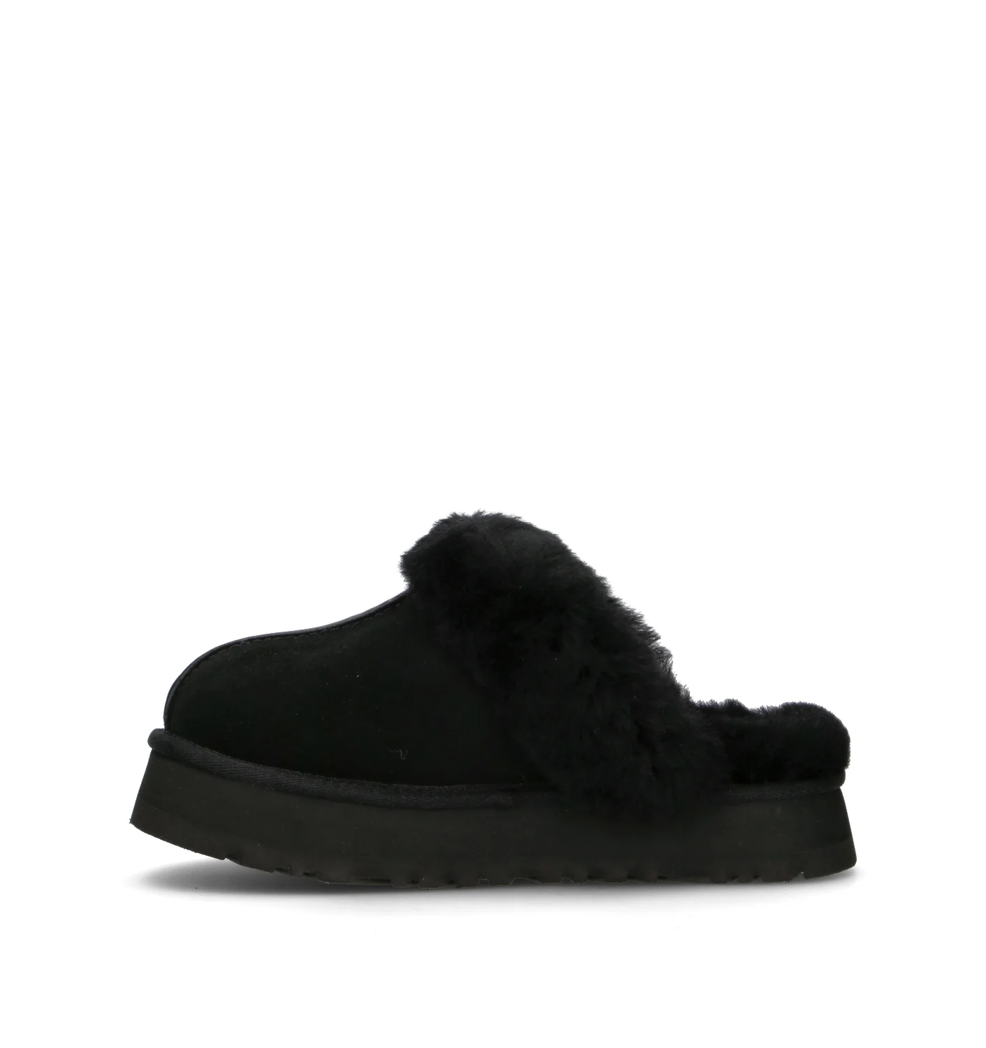 UGG W DISQUETTE Ciabatta donna nera in suede - Image 4