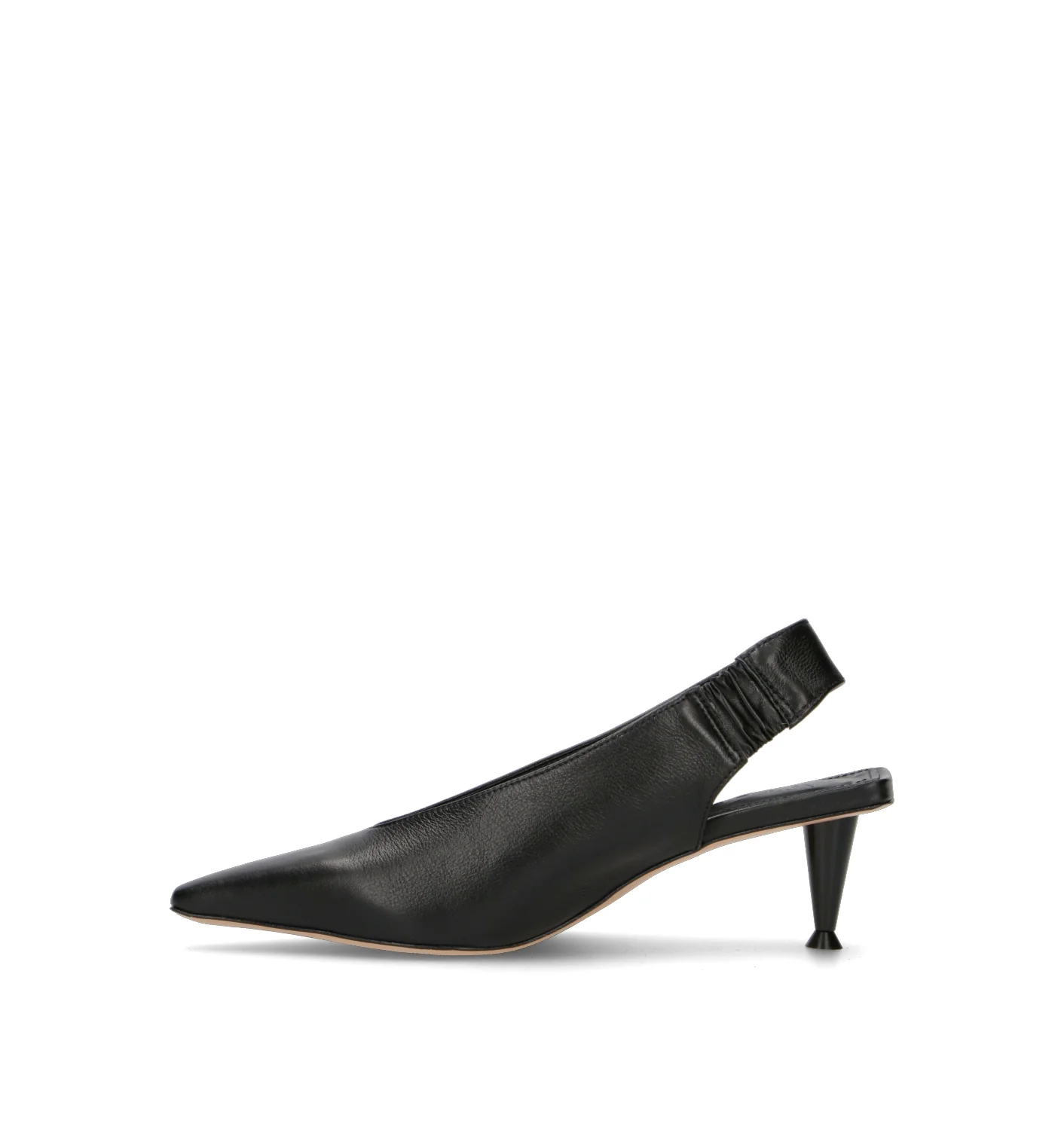 VICENZA Slingback donna nera in pelle - Image 4
