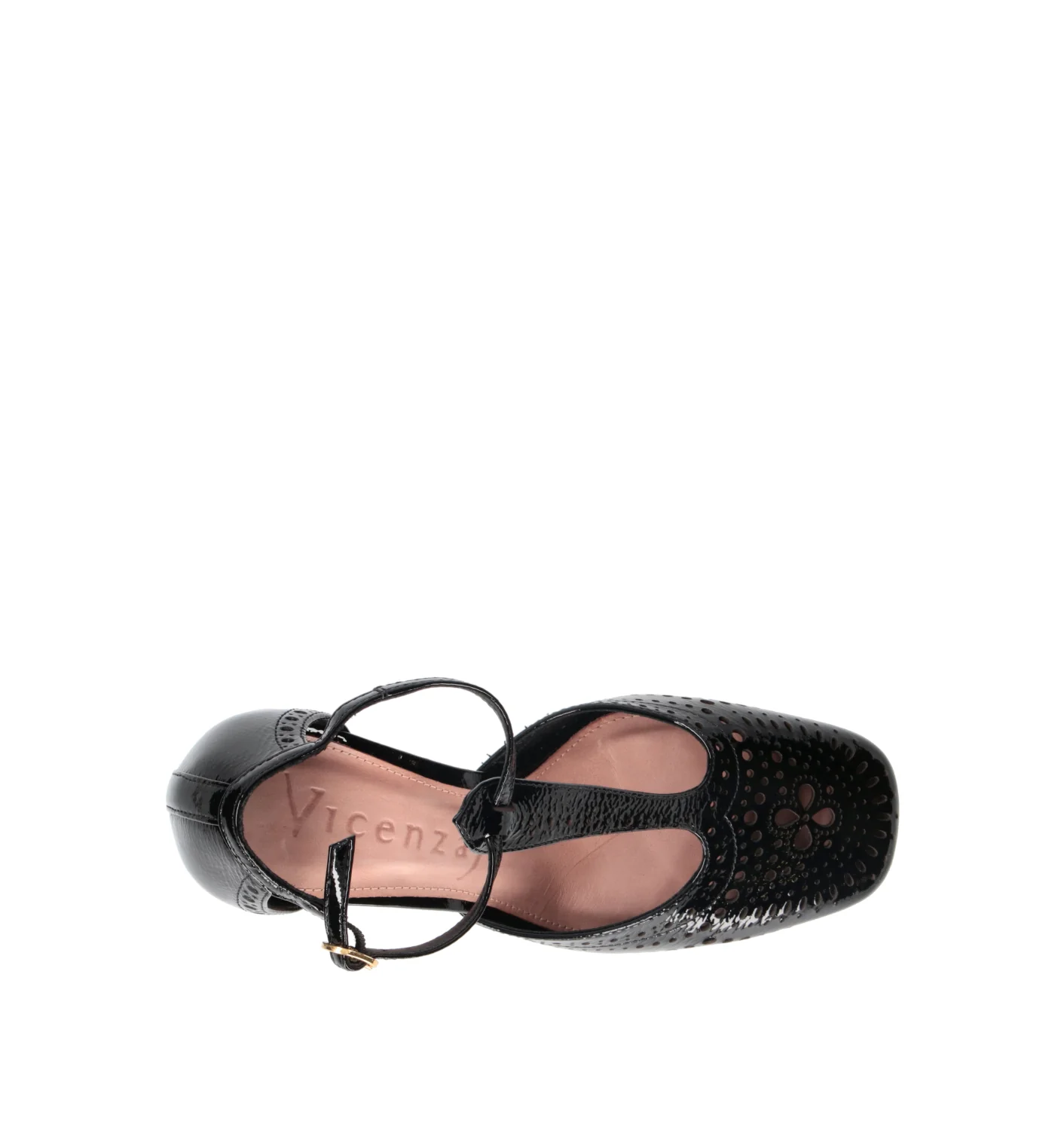 VICENZA Slingback donna nera in pelle - Image 5