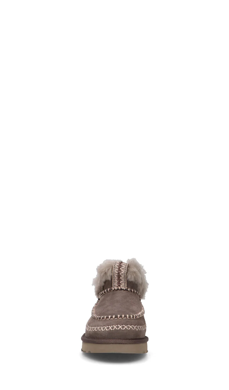 UGG - CLASSIC ULTRA MINI ALPINE Stivaletto pelo donna thunder cloud in suede - Image 3