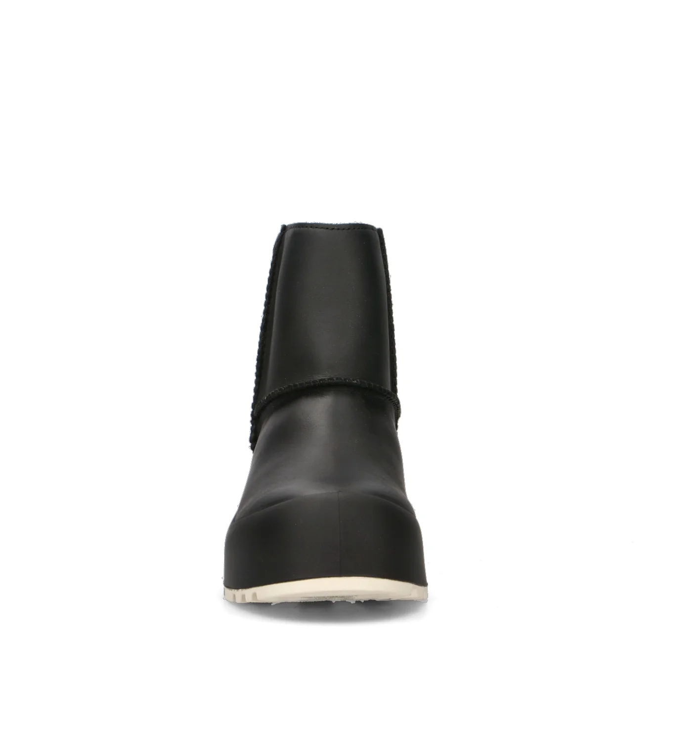 UGG Stivaletto pelo donna nera in pelle - Image 3