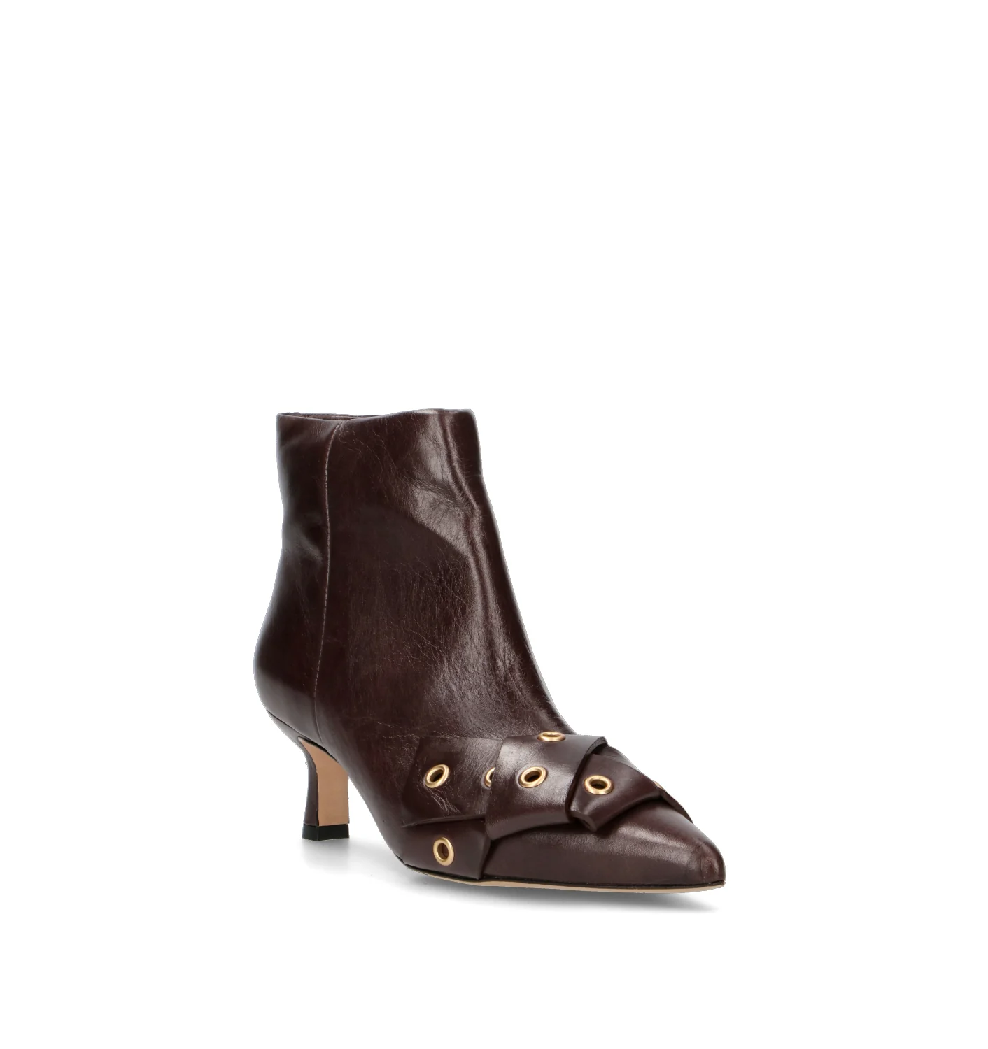 VICENZA Tronchetto donna marrone in pelle - Image 2