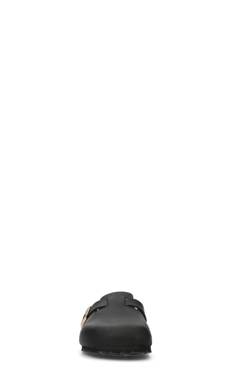 BIO GREEN Ciabatta donna nera in pelle - Image 3