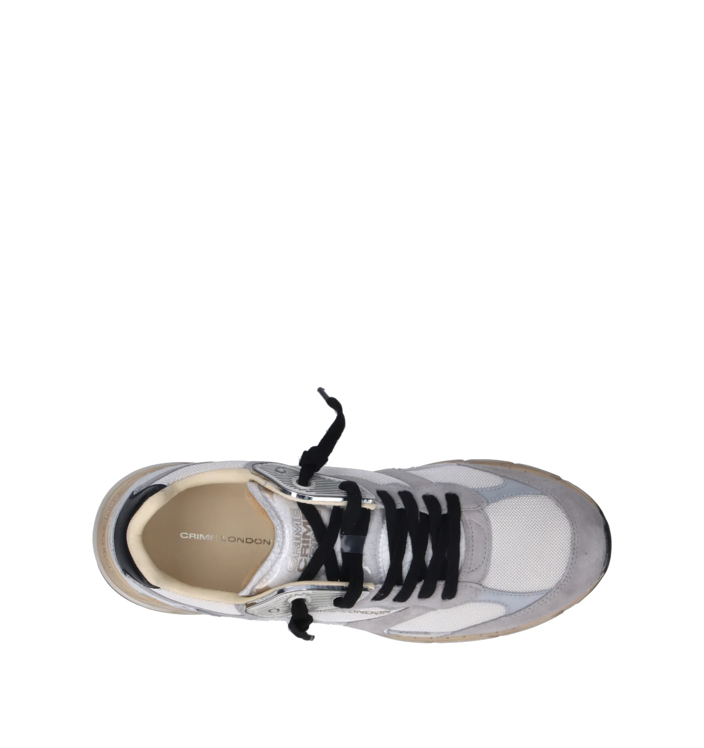 CRIME Sneaker uomo grigia - Image 5