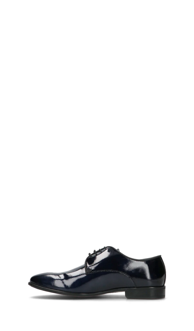 EVEET Stringata uomo blu in pelle - Image 4