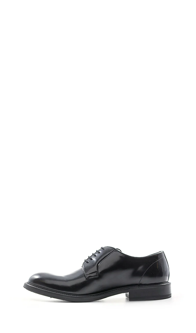 PAWELK'S Stringata uomo nera in pelle - Image 2