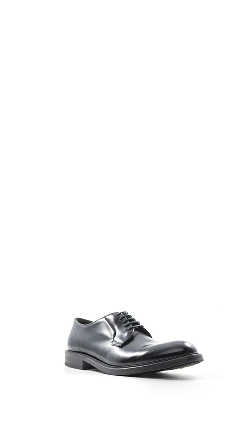 PAWELK'S Stringata uomo nera in pelle - Image 3