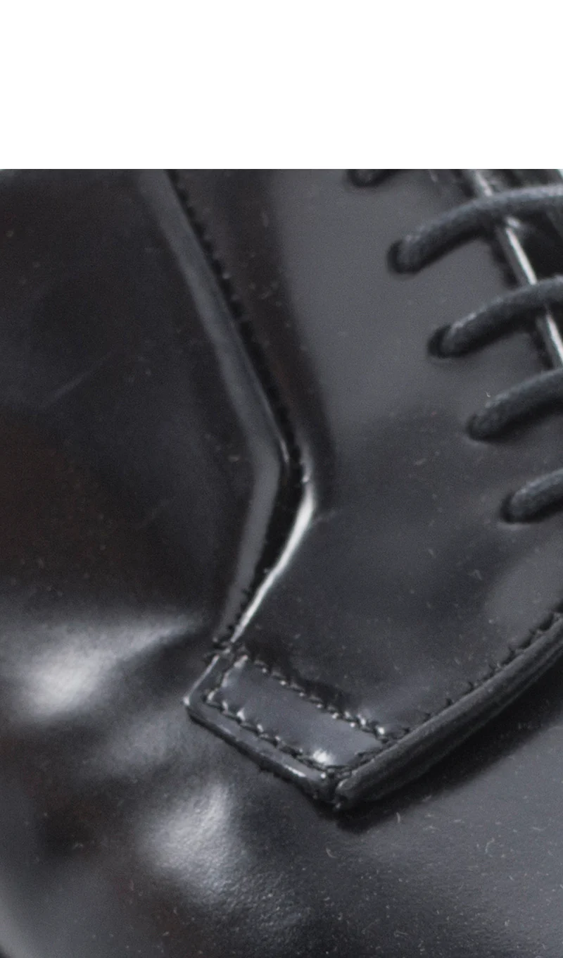 PAWELK'S Stringata uomo nera in pelle - Image 5