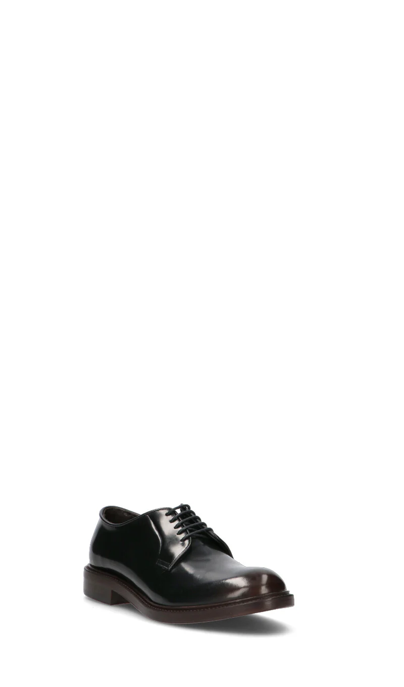 PAWELK'S Stringata uomo nera in pelle - Image 2