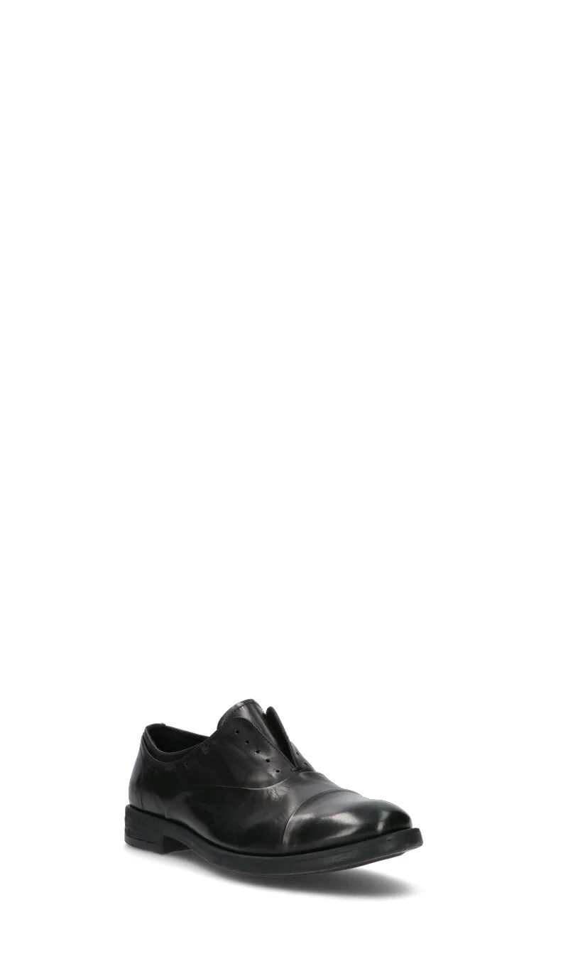 PAWELK'S Stringata uomo nera in pelle - Image 2