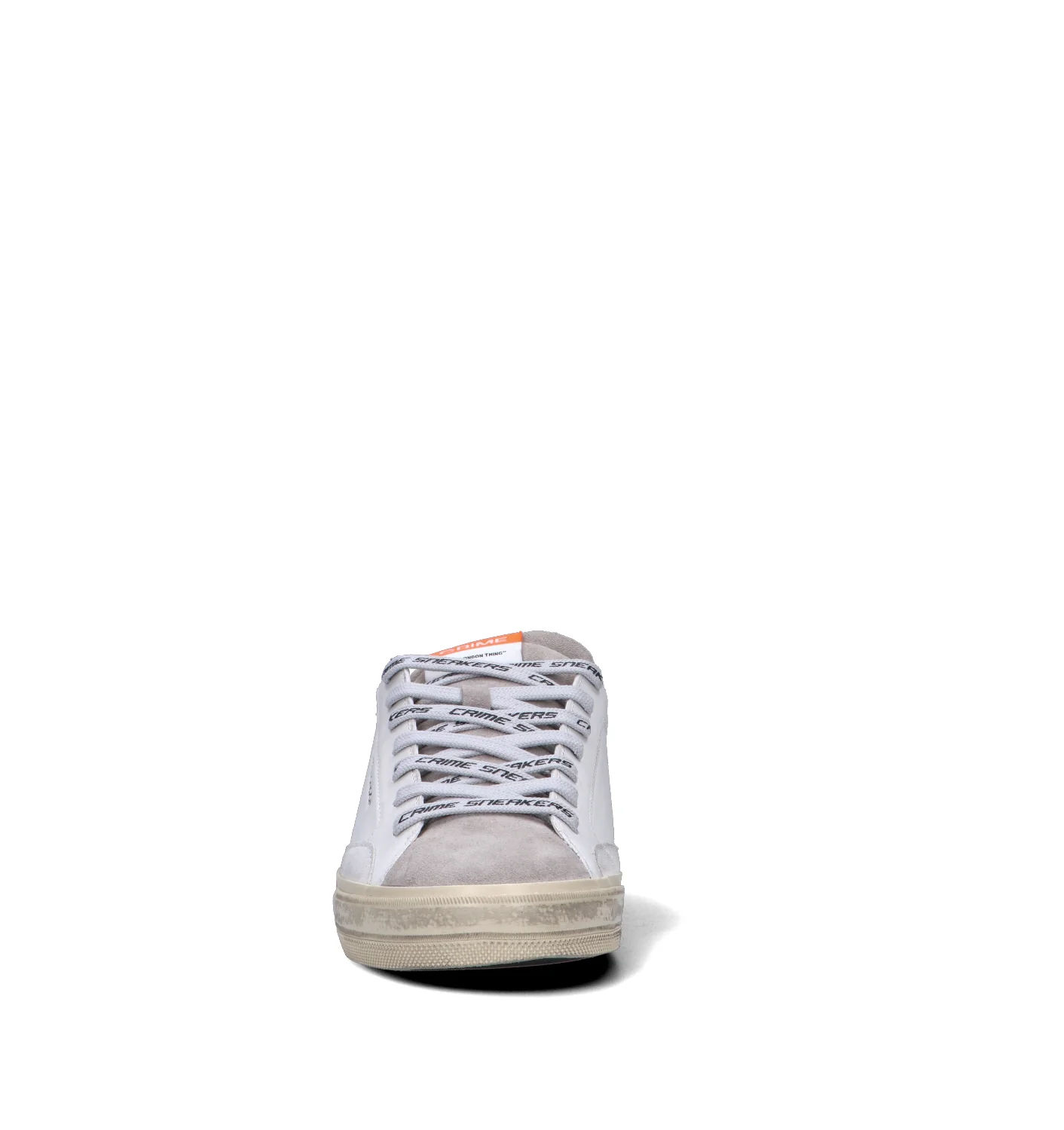 CRIME Sneaker uomo bianca in pelle - Image 3